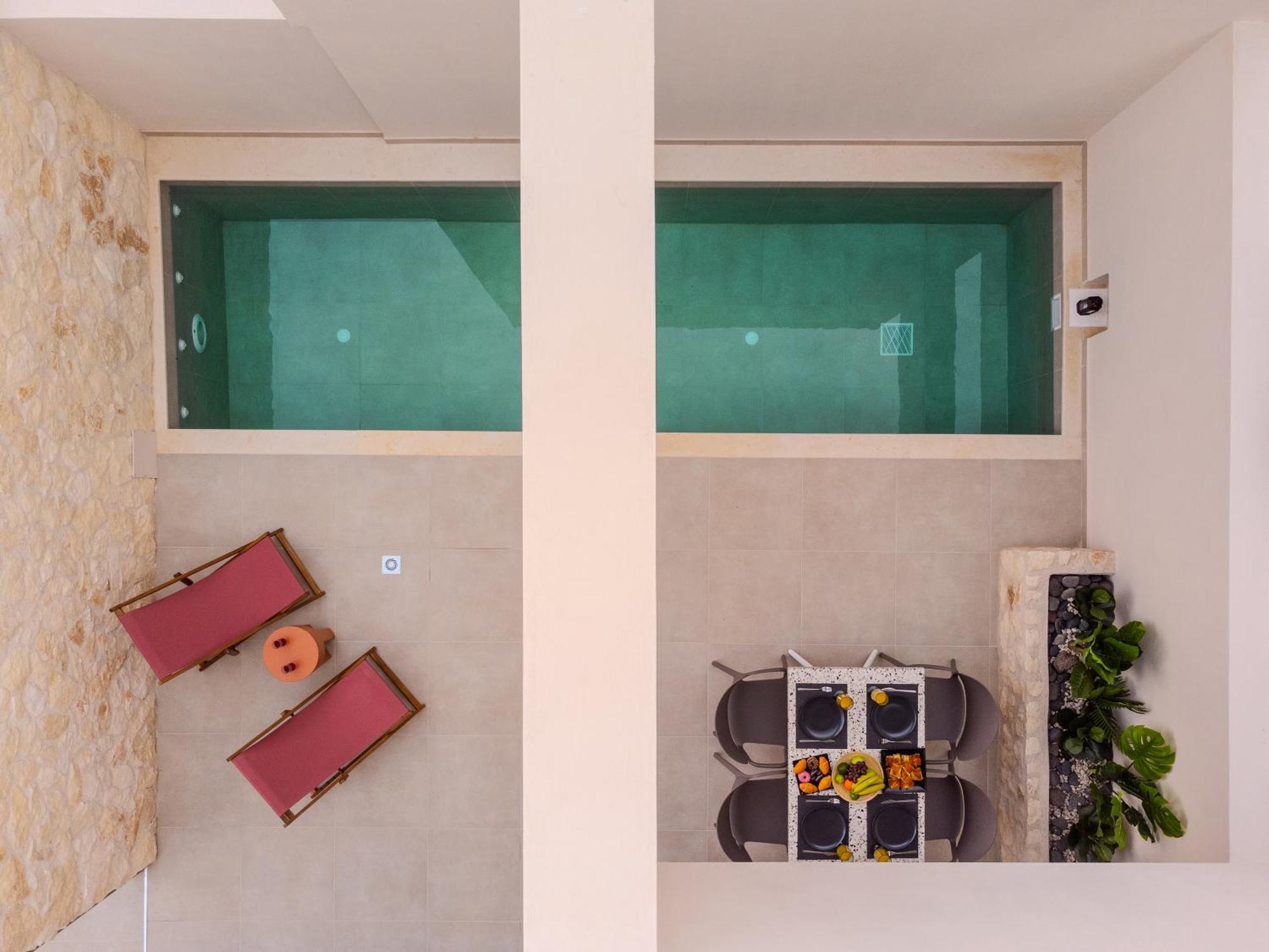 Sugarwhite Suites With Private Not Heated Pool Emporio  Eksteriør bilde